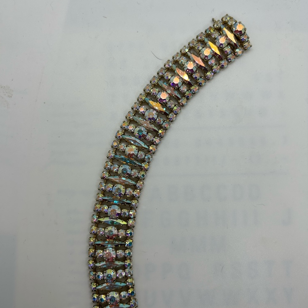 Vintage AB Crystal Bracelet